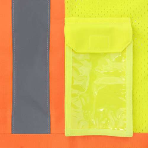 SV232-3 SV232-3 Two Tone Surveyor Type R Class 3 Mesh Safety Vest with Dual Side Zippers
