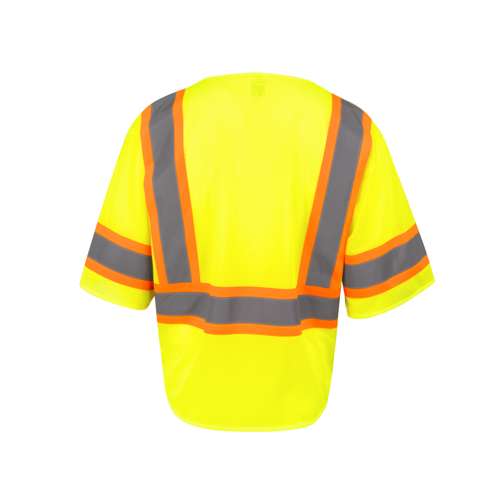 SV232-3 SV232-3 Two Tone Surveyor Type R Class 3 Mesh Safety Vest with Dual Side Zippers