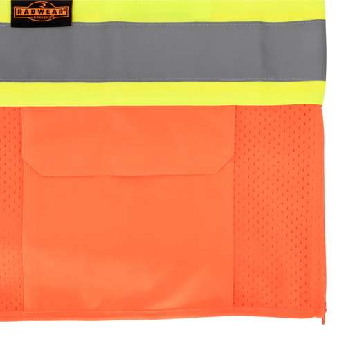 SV232-3 SV232-3 Two Tone Surveyor Type R Class 3 Mesh Safety Vest with Dual Side Zippers