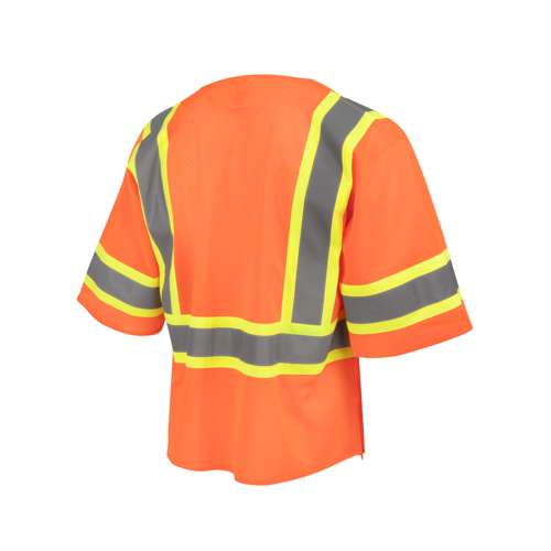 SV232-3 SV232-3 Two Tone Surveyor Type R Class 3 Mesh Safety Vest with Dual Side Zippers