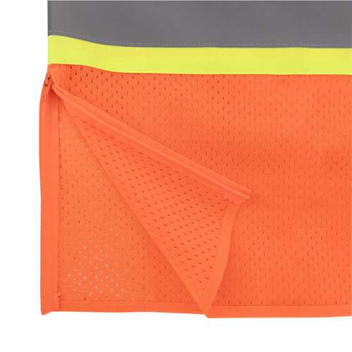 SV232-3 SV232-3 Two Tone Surveyor Type R Class 3 Mesh Safety Vest with Dual Side Zippers
