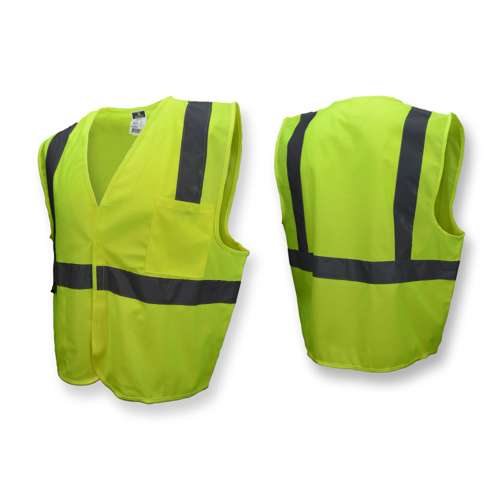 SV2-SOLID SV2 Economy Type R Class 2 Solid Safety Vest