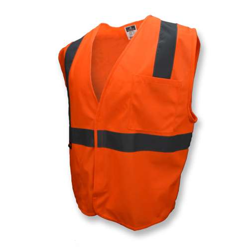 SV2-SOLID SV2 Economy Type R Class 2 Solid Safety Vest