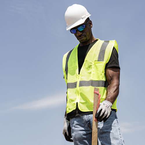 SV2Z-MESH SV2Z Economy Type R Class 2 Mesh Safety Vest with Zipper