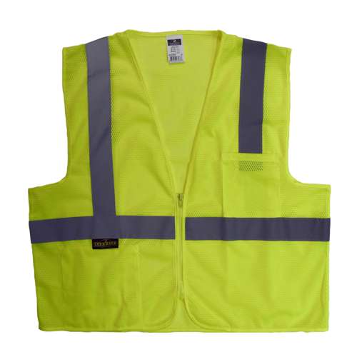 SV2Z-MESH SV2Z Economy Type R Class 2 Mesh Safety Vest with Zipper