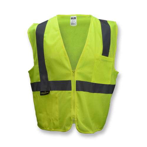 SV2Z-MESH SV2Z Economy Type R Class 2 Mesh Safety Vest with Zipper