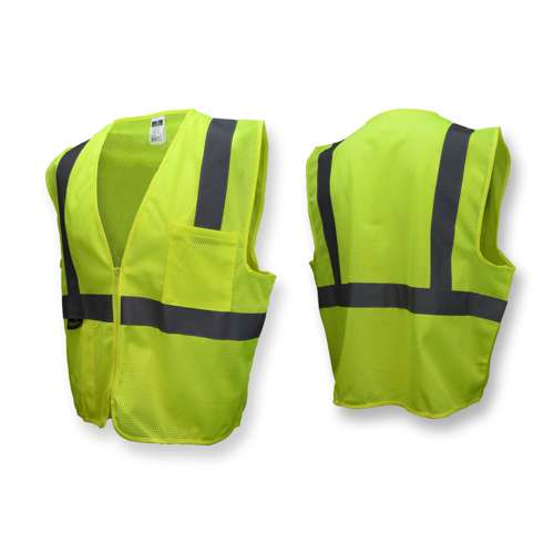 SV2Z-MESH SV2Z Economy Type R Class 2 Mesh Safety Vest with Zipper