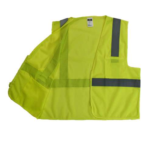 SV2Z-MESH SV2Z Economy Type R Class 2 Mesh Safety Vest with Zipper