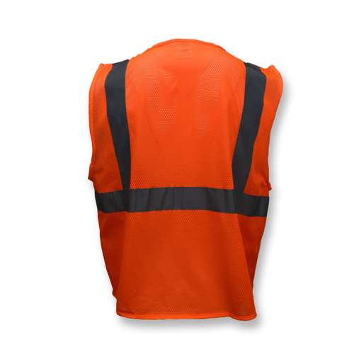 SV2Z-MESH SV2Z Economy Type R Class 2 Mesh Safety Vest with Zipper
