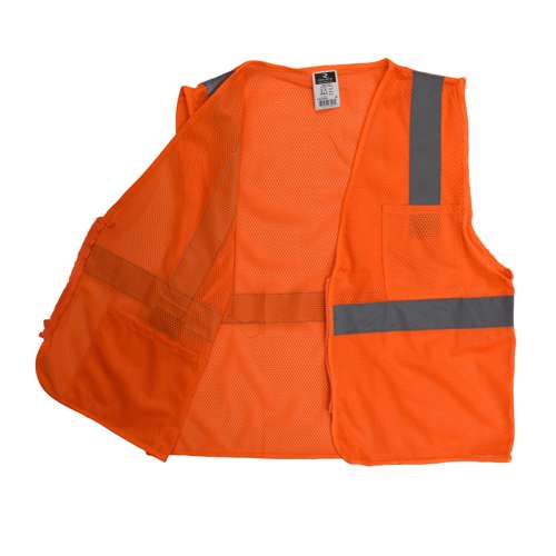 SV2Z-MESH SV2Z Economy Type R Class 2 Mesh Safety Vest with Zipper