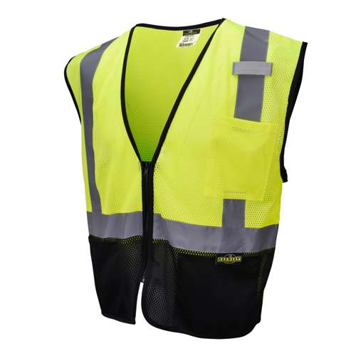 SV3B SV3B Black Bottom Economy Mesh Safety Vest
