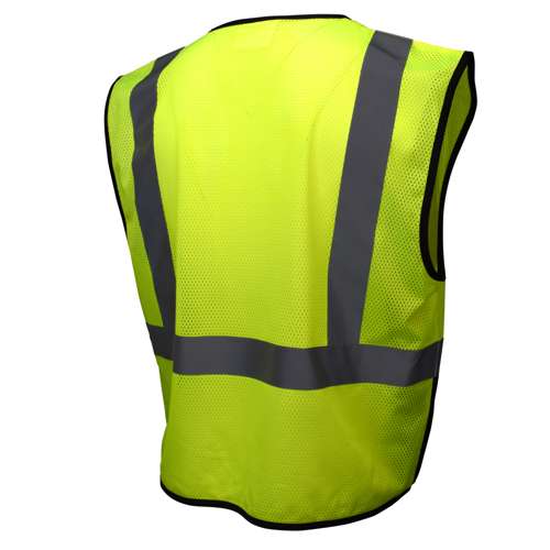 SV3B SV3B Black Bottom Economy Mesh Safety Vest