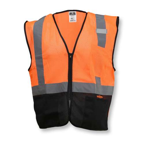 SV3B SV3B Black Bottom Economy Mesh Safety Vest