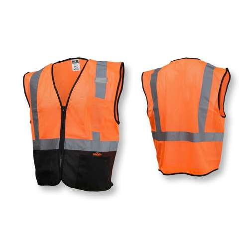 SV3B SV3B Black Bottom Economy Mesh Safety Vest