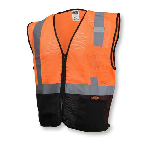 Radians SV3B SV3B Black Bottom Economy Mesh Safety Vest