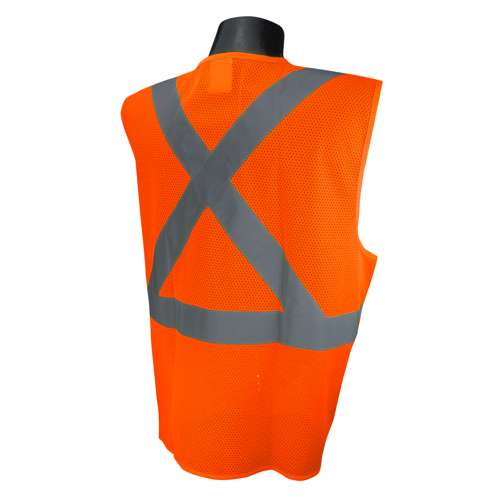 SV4X SV4X Economy Mesh X-Back Type R Class 2 Breakaway Safety Vest