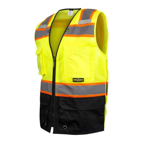 SV51B-2Z SV51B Two-Toned Color-Blocked Vest