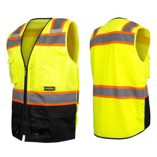 SV51B-2Z SV51B Two-Toned Color-Blocked Vest