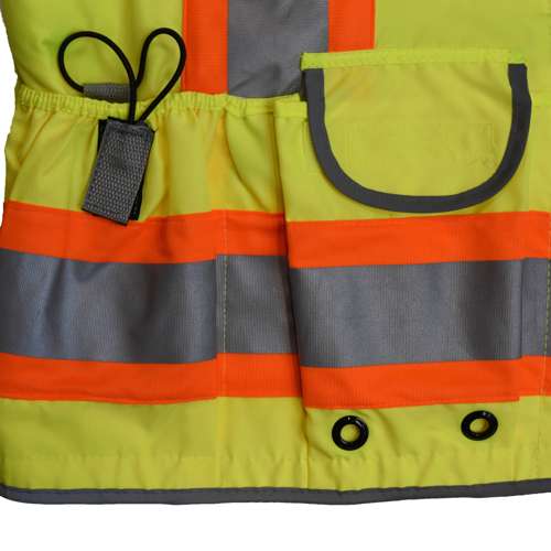 SV55 SV55 Class 2 Heavy Woven Two Tone Woven/Mesh Engineer Vest