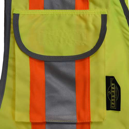 SV55 SV55 Class 2 Heavy Woven Two Tone Woven/Mesh Engineer Vest