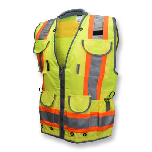 SV55 SV55 Class 2 Heavy Woven Two Tone Woven/Mesh Engineer Vest