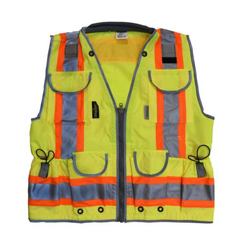 SV55 SV55 Class 2 Heavy Woven Two Tone Woven/Mesh Engineer Vest