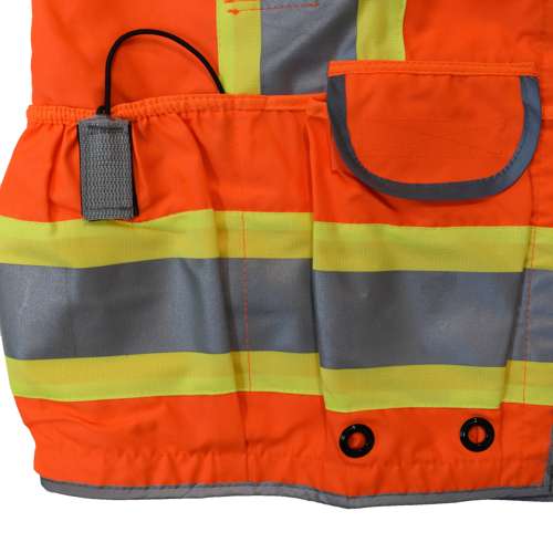SV55 SV55 Class 2 Heavy Woven Two Tone Woven/Mesh Engineer Vest