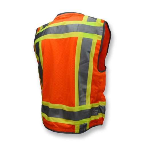SV55 SV55 Class 2 Heavy Woven Two Tone Woven/Mesh Engineer Vest