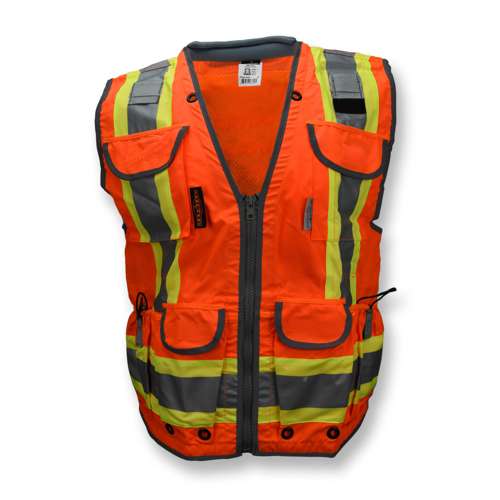 SV55 SV55 Class 2 Heavy Woven Two Tone Woven/Mesh Engineer Vest