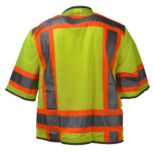 SV55-3 SV55-3 Class 3 Heavy Woven Two Tone Mesh Engineer Vest