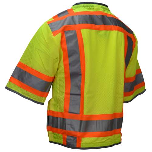 SV55-3 SV55-3 Class 3 Heavy Woven Two Tone Mesh Engineer Vest