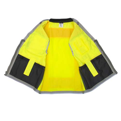 SV55B SV55B Class 2 Heavy Woven Color Blocked Two Tone Engineer Vest