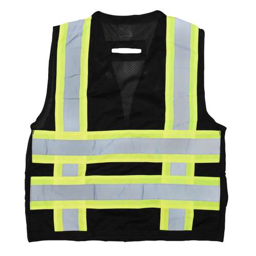 SV59-1ZBM SV59-1 Type O Class 1 Heavy Duty Surveyor Safety Vest with Zipper