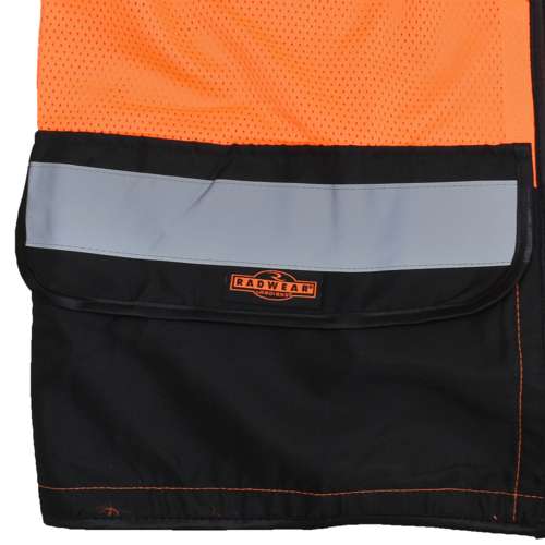 SV59B-2 SV59B Type R Class 2 Heavy Duty Surveyor Safety Vest with Zipper