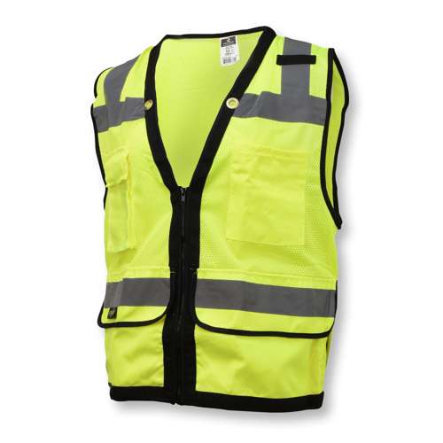 SV59Z SV59Z Type R Class 2 Heavy Duty Mesh/Solid Surveyor Safety Vest