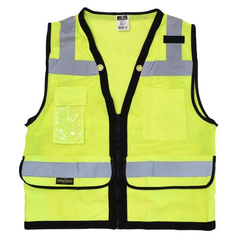 SV59Z SV59Z Type R Class 2 Heavy Duty Mesh/Solid Surveyor Safety Vest