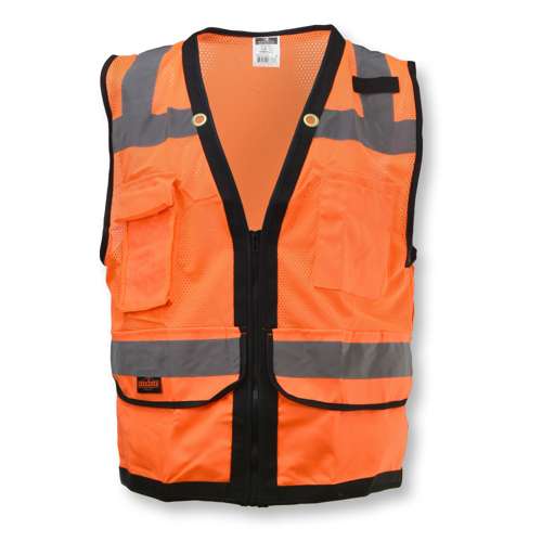 SV59Z SV59Z Type R Class 2 Heavy Duty Mesh/Solid Surveyor Safety Vest