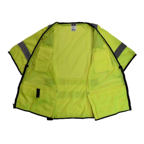 SV59Z-3 SV59Z-3 Type R Class 3 Heavy Duty Mesh Surveyor Safety Vest with Zipper