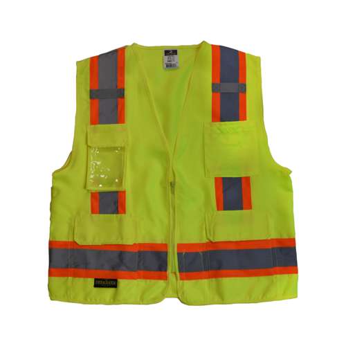 SV62 SV62 Type R Class 2 Surveyor Heavy Duty Solid Twill Safety Vest