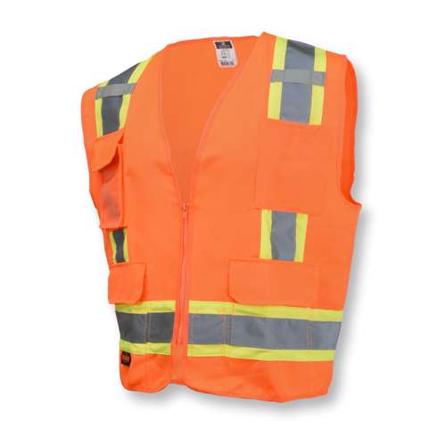 SV62 SV62 Type R Class 2 Surveyor Heavy Duty Solid Twill Safety Vest