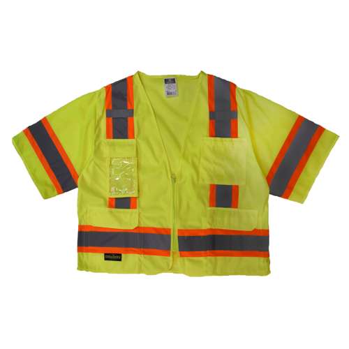 SV63 SV63 Two Tone Surveyor Type R Class 3 Two Tone Safety Vest