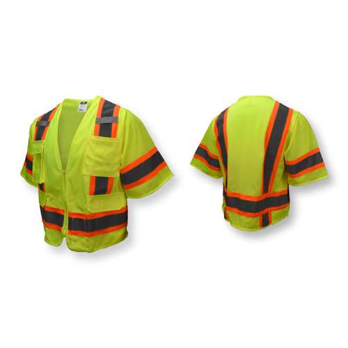 SV63 SV63 Two Tone Surveyor Type R Class 3 Two Tone Safety Vest