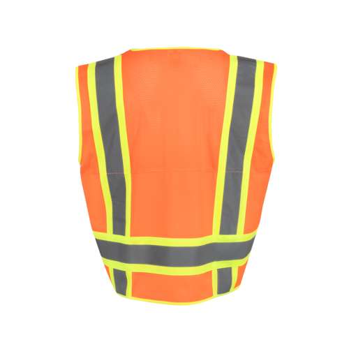 SV69-2 SV69-2 Two Tone Type R Class 2 Mesh/Solid Surveyor Vest with Plan/Tablet Pocket