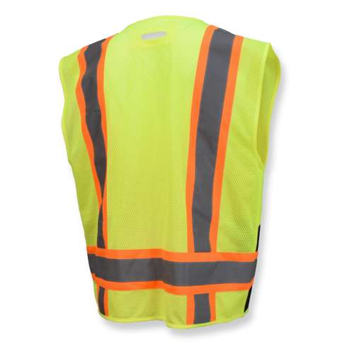 SV6B-2 SV6B Two Tone Surveyor Type R Class 2 Solid Front Mesh Back Safety Vest