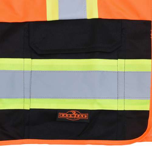 SV6B-2 SV6B Two Tone Surveyor Type R Class 2 Solid Front Mesh Back Safety Vest