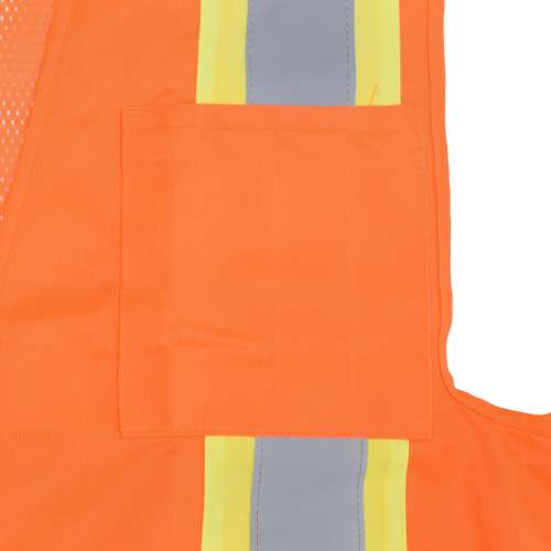 SV6B-2 SV6B Two Tone Surveyor Type R Class 2 Solid Front Mesh Back Safety Vest