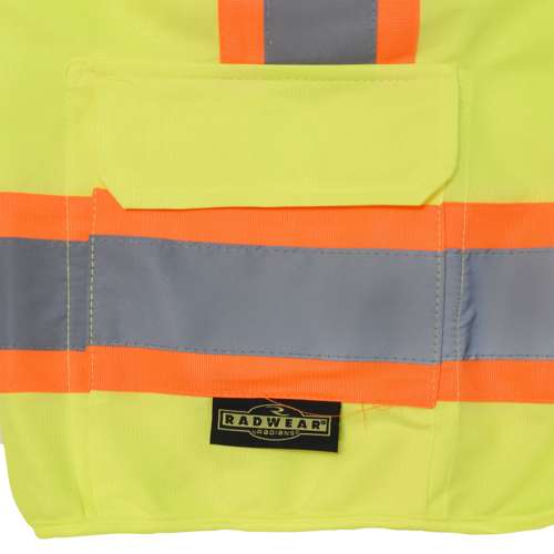 SV6 SV6 Two Tone Surveyor Type R Class 2 Solid/Mesh Safety Vest