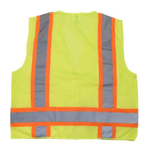 SV6 SV6 Two Tone Surveyor Type R Class 2 Solid/Mesh Safety Vest