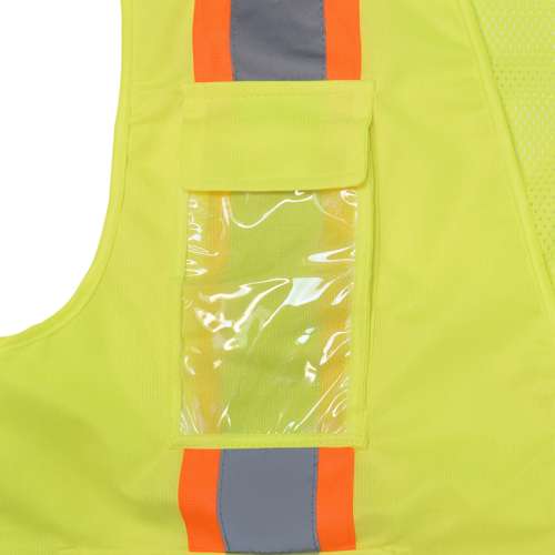 SV6 SV6 Two Tone Surveyor Type R Class 2 Solid/Mesh Safety Vest