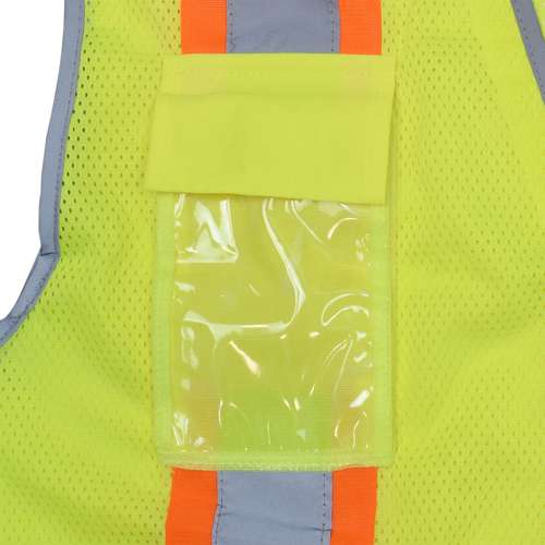 SV6H SV6H Type R Class 2 Heavy Duty Two Tone Mesh Surveyor Vest with Solid Pockets